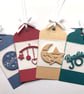 Handmade Baby Gift Tags, Pearl Shimmer, Set of 4 - Image 2