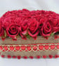 Handmade box of Red Roses. - Image 2