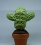 Crochet Cactus desert style, Christmas Cactus with removeable Santa hat.  - Image 5