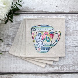 Coaster set, tea mug coasters