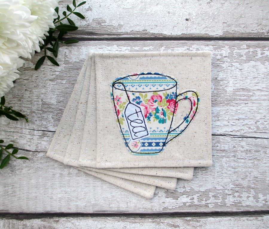 Coaster set, tea mug coasters