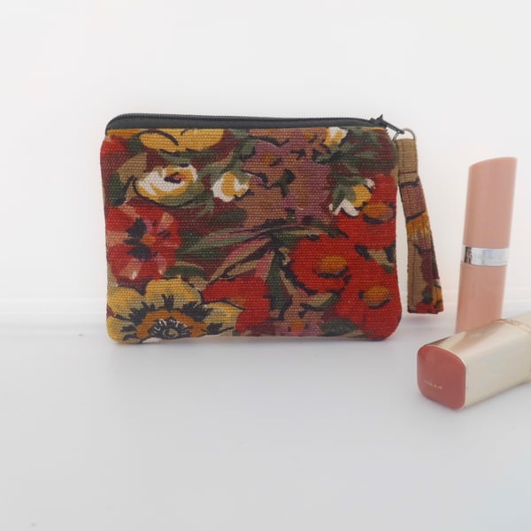 Coin purse in vintage Liberty fabric 'Cottage Garden'