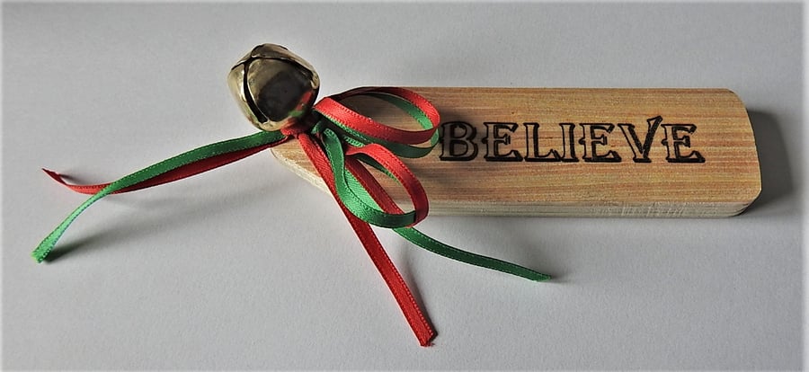 Magic bell ring it and see if you still believe in Father Christmas