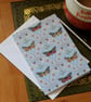 Single Moth Pattern Greetings Card - A6 Size