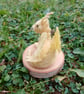 Buttercup Dragon Needlefelt Miniature Dragon Sculpture - Image 2