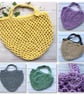 Crochet Cotton Market Shopping Bags - Image 1