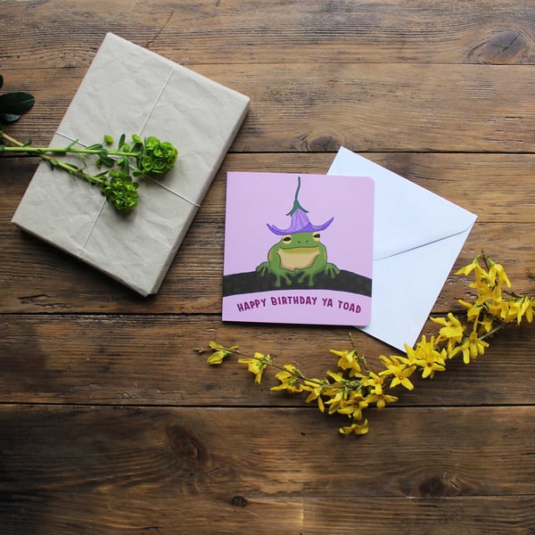 Frog Birthday Card