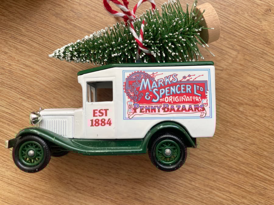 Vintage decoration, Marks & Spencer’s collectable die cast vehicle White van