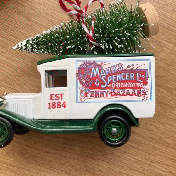 Vintage decoration, Marks & Spencer’s collectable die cast vehicle White van