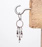 Copper and bead chandelier earrings - Image 2
