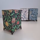 Handmade Decoupaged Wooden Holder with Legs