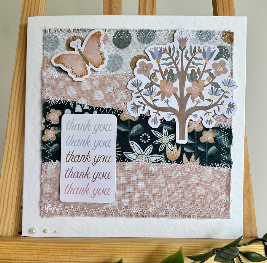Cards. Card to say Thank You - Folksy