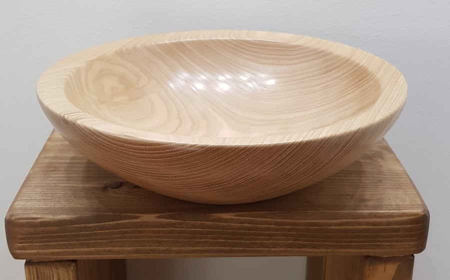 No14 English Ash Wooden Bowl (Large)