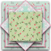 Rosebuds on Pale Green Fat Quarter 