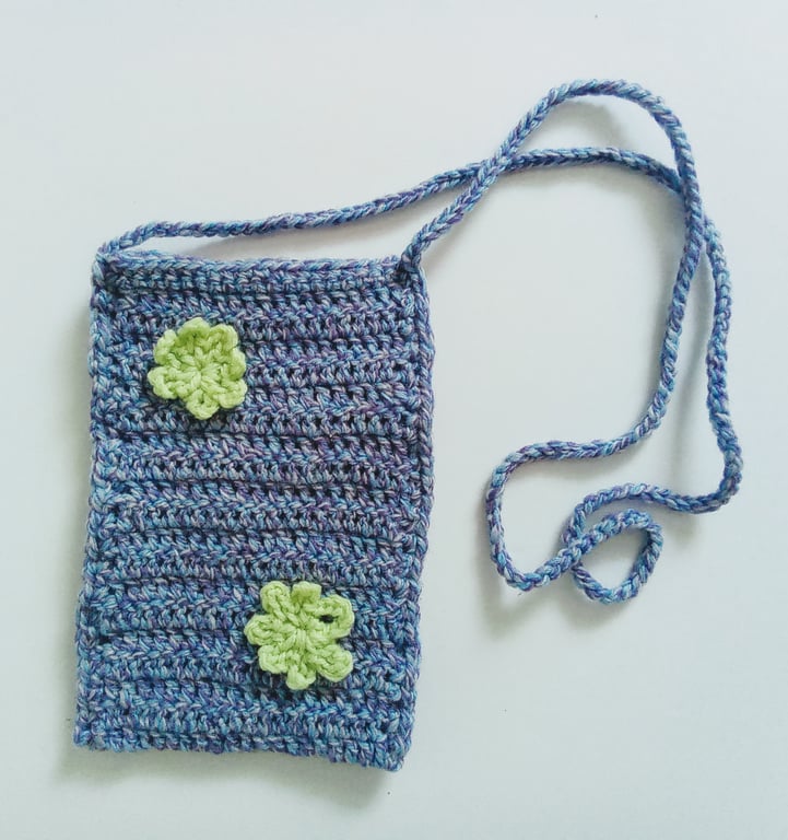 Crocheted bag, festival bag, crocheted floral bag, gift for her, bag, crochet 