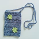 Crocheted bag, bag for girls, crocheted floral bag, gift for her, bag, crochet