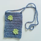 Crocheted bag, festival bag, crocheted floral bag, gift for her, bag, crochet 