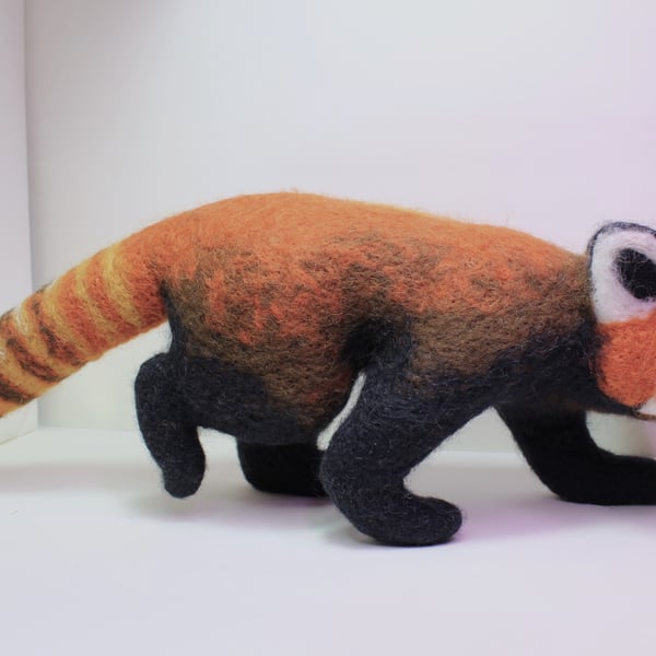 Felted Red Panda