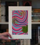 Swirly Ferns Original Art Print