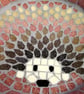 Mosaic Bird Bath Harvest Hedgehog  - Image 3