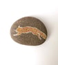 Copper Red Squirrel Stone, Handpainted Real River Rock Art, Cute Animal Gift - Image 2