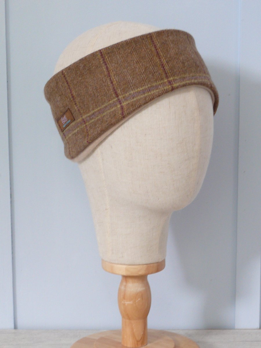 Tweed Headband , Lovat Tweed