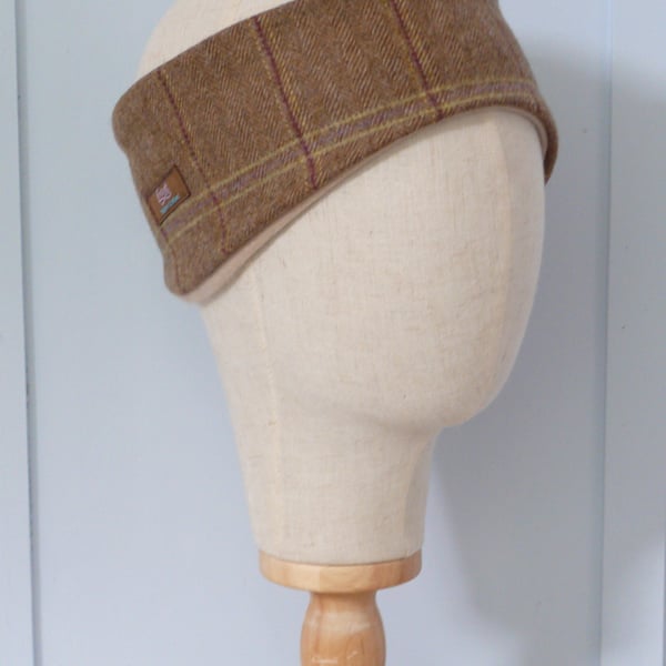 Tweed Headband , Lovat Tweed