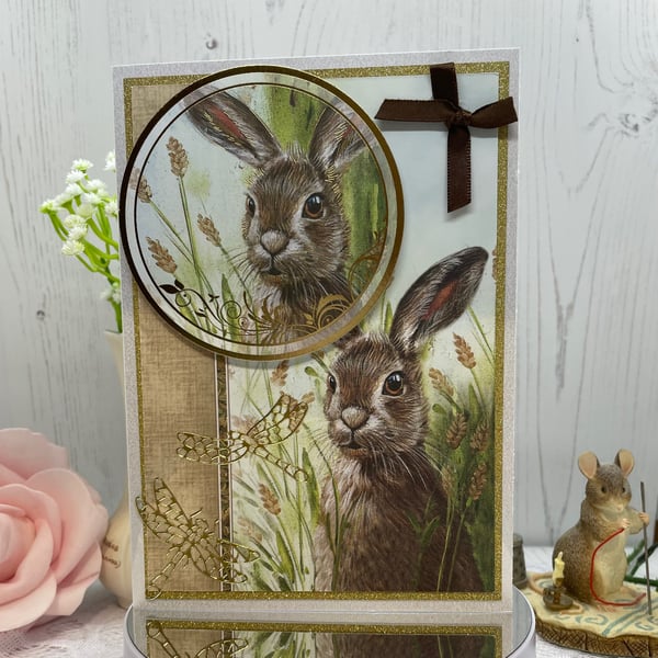 Hare Greeting Card C - 39