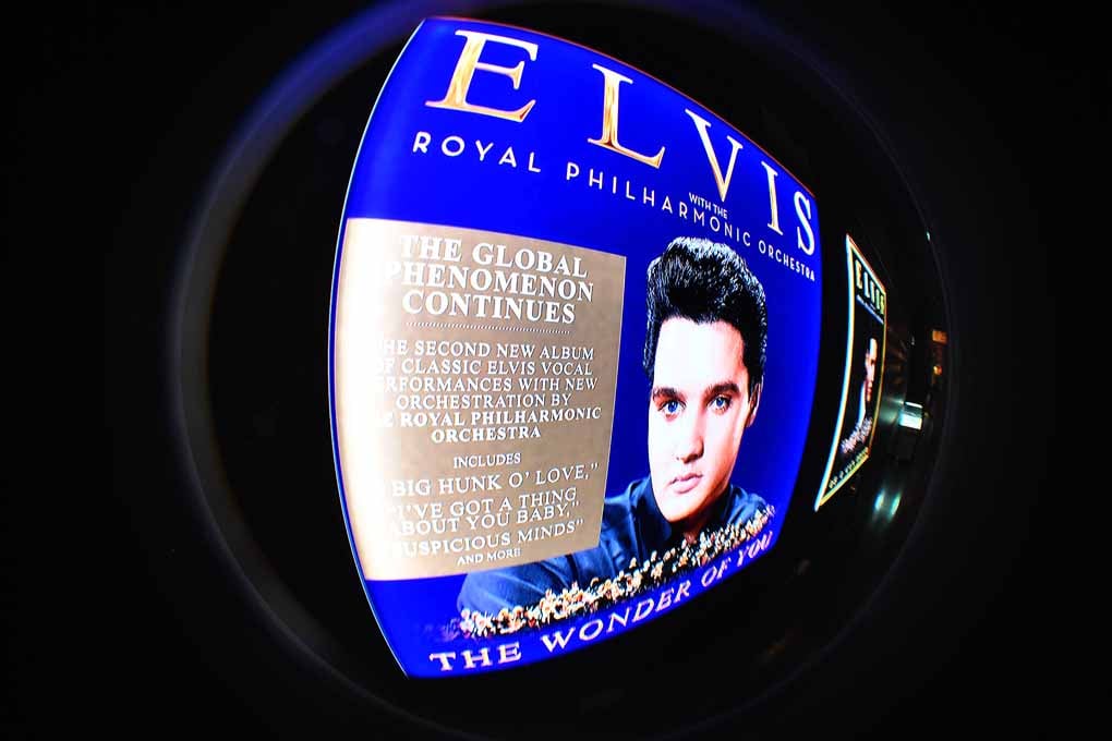 Elvis Presley On Tour Exhibition O2 Arena Photograph Print