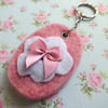 Vintage-Style Needlefelt Keyfob