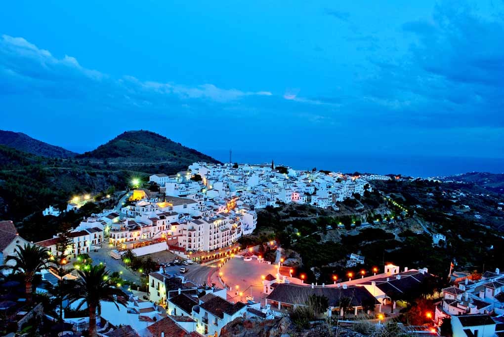 Frigiliana Andalusia Costa Del Sol Spain 18"x12" Print