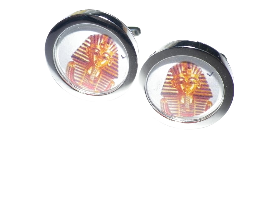 Tutenkhanum, cufflinks, free shipping, gift wrapped, icnic image, ref 4917
