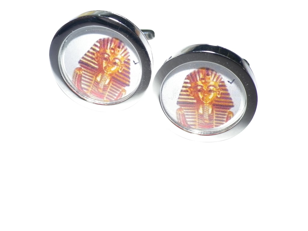 Tutenkhanum, cufflinks, free shipping, gift wrapped, icnic image, ref 4917