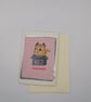 Handmade Cat In A Box Card - Image 3