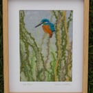 Little Fisher - original felted art