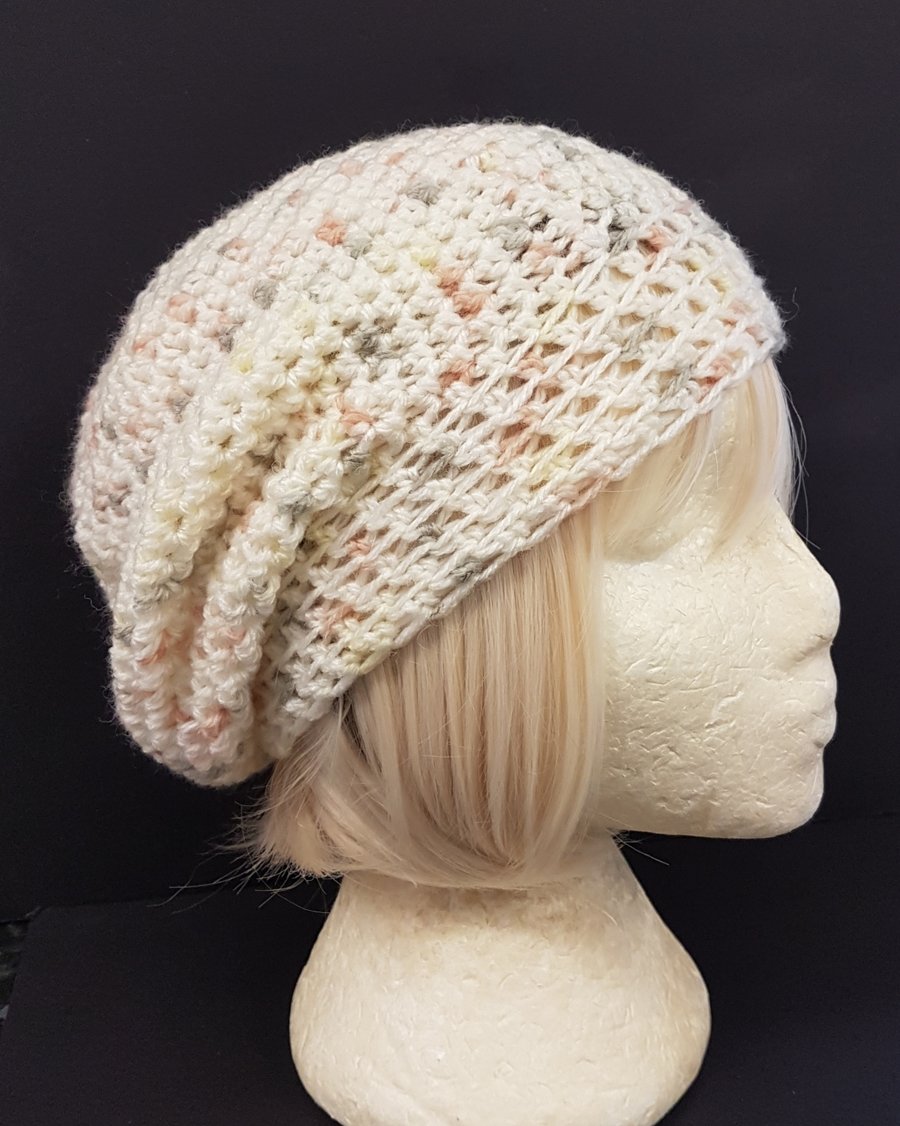 Crochet slouch hat 