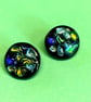 Black Dichroic Buttons, set of 2 - Image 5