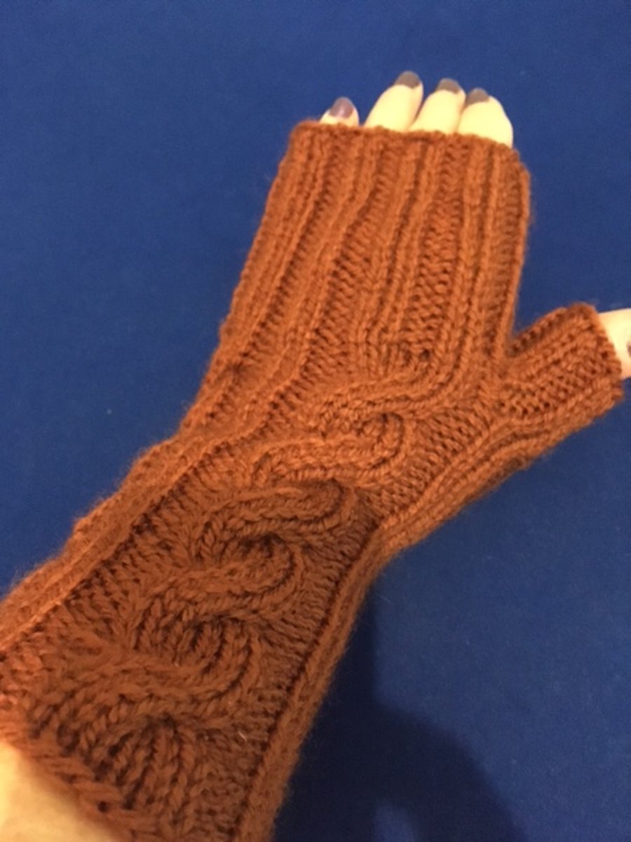 Fingerless gloves, Handwarmers, Wristwarmers