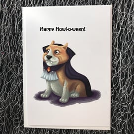 "Happy Howl-O-Ween" Greeting Card