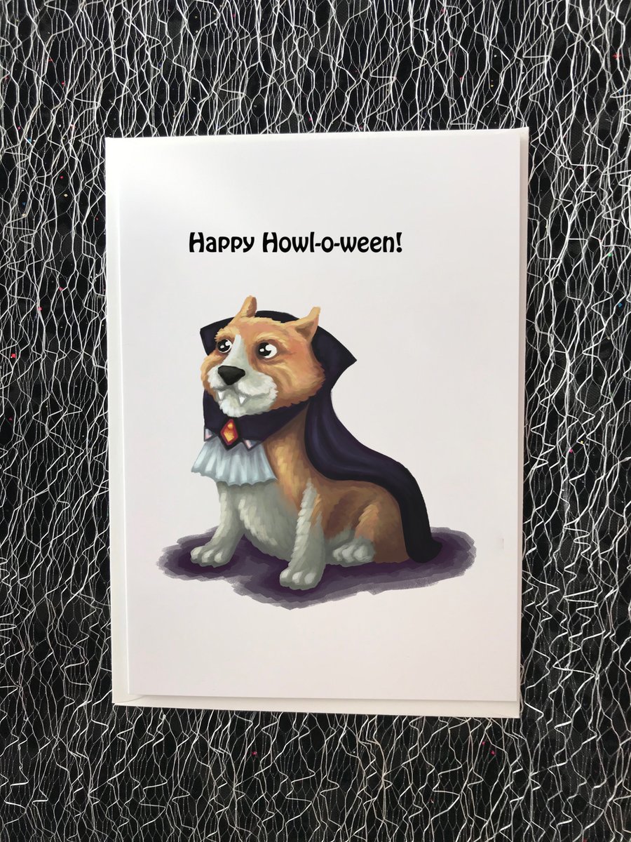 "Happy Howl-O-Ween" Greeting Card