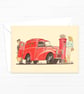 Post Office Van Greetings Card: Hand Drawn Art Card  (323) - Image 3