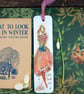 Hand drawn book mark ' in the deep.mid winter  ' - Image 3