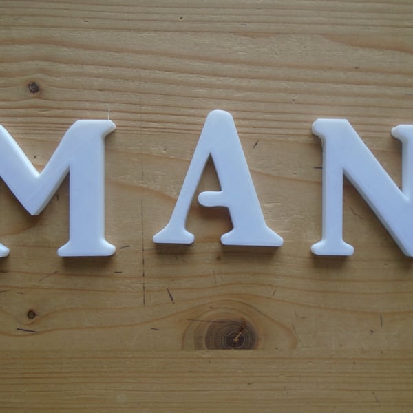 Man Shed Self Adhesive letters 