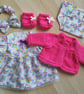 14 inch Dolls 5 piece Spring Meadow clothing set (87)