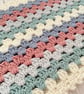 Multicoloured Crochet Infinity Scarf - Handmade - Gifts for Her - Granny Stripe - Image 10