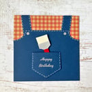 Birthday DIY card  - painting and decorating