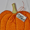 'Happy Autumn' Pumpkin Six - Hanging Decoration