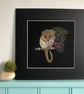 'Bramble Gatherer' a limited edition, mounted, Giclee print of a hazel dormouse  - Image 3