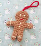 Gingerbread Man & Woman Tree Decoration - Image 3