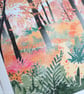 Forest Bathing Illustrated Art Print  - Image 4